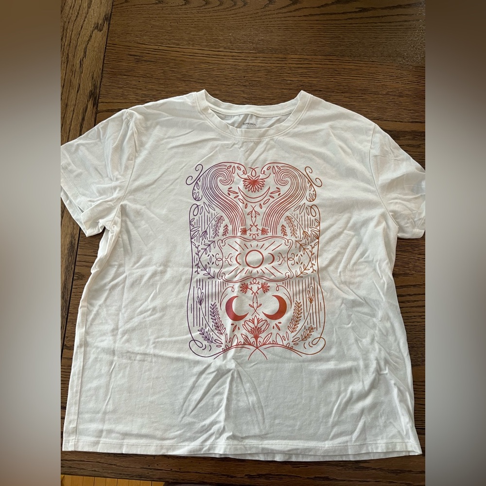 White Graphic Tee